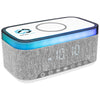 Hit Grey Rise & Shine Clock With Light-Up Speaker & Charger