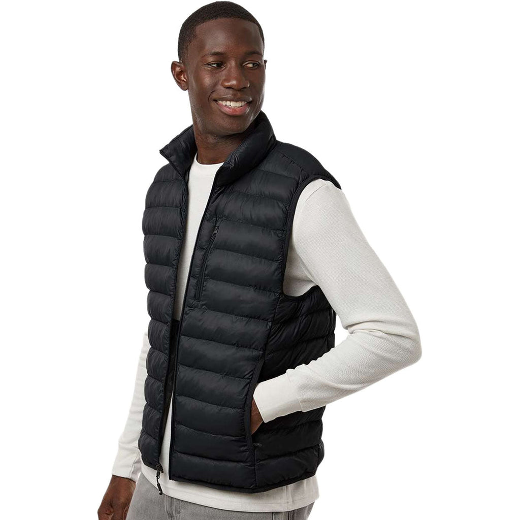Weatherproof Men's Black Lightweight Poly-Filled Packable Vest