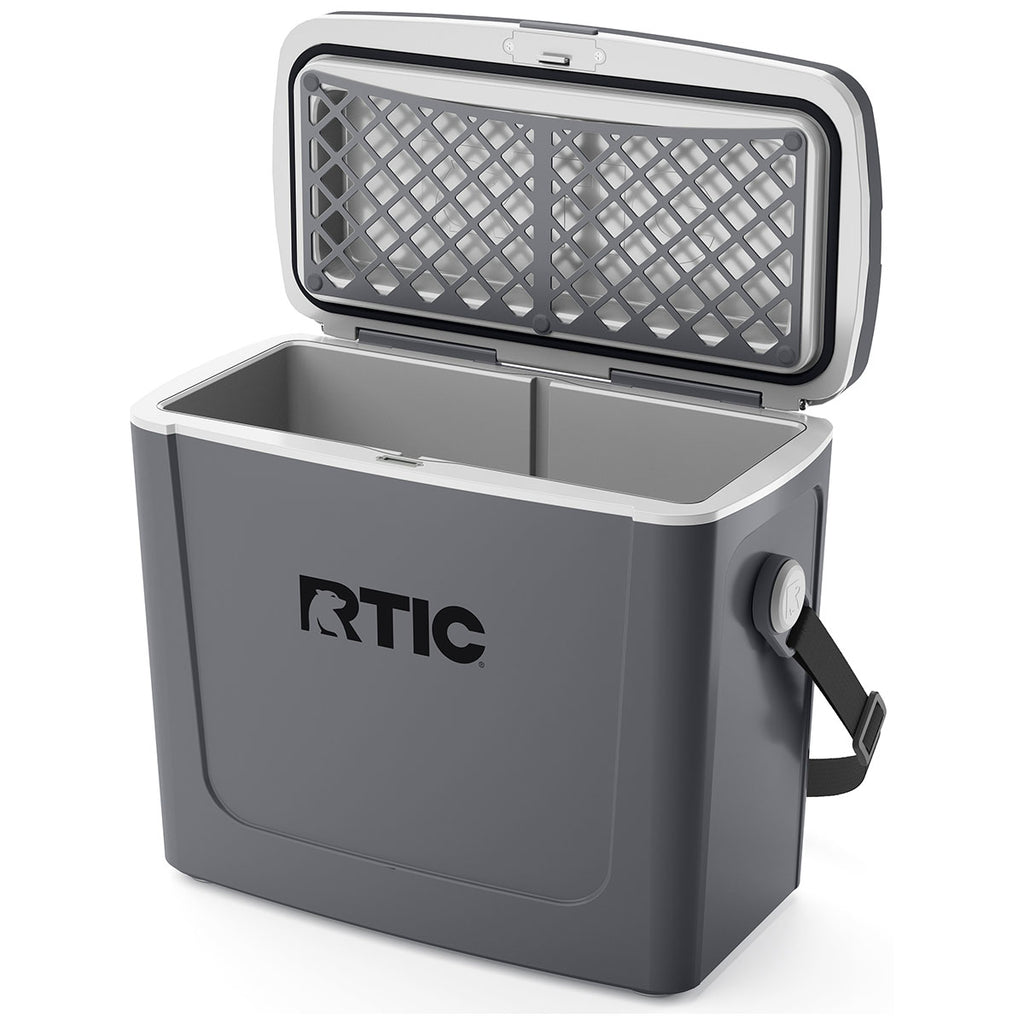 RTIC Dark Grey & Cool Grey 16 QT Road Trip Cooler
