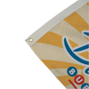 Showdown Dislpays White 5' x 8' Polyester Flag Double-Sided