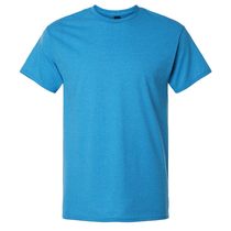 Gildan Unisex Heather Sapphire Light Cotton T-Shirt