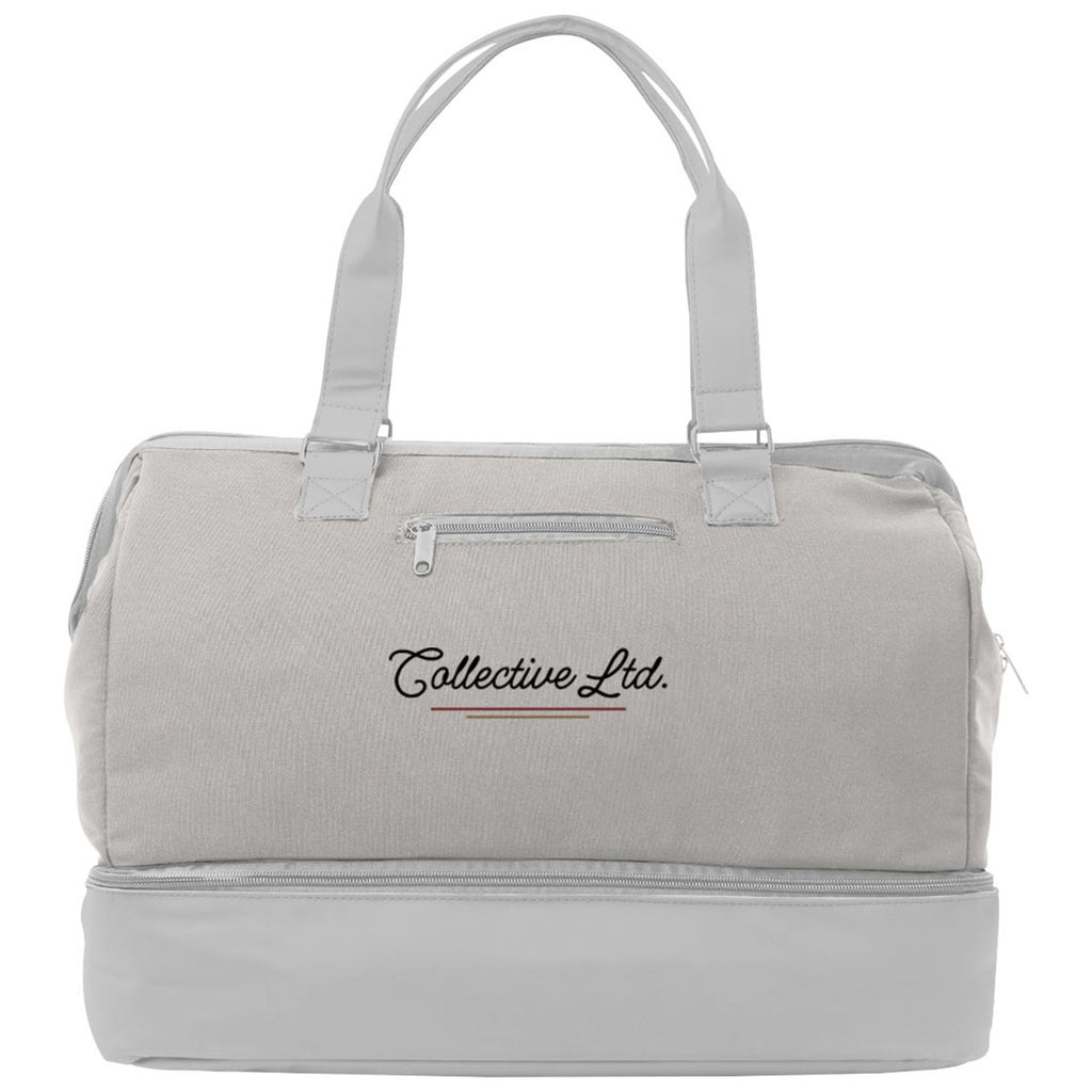 Hit Grey The Weekender Travel Bag With Drop Bottom