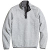 Marine Layer Men's Charcoal/Mid Heather Grey Reversible Corbet Pullover