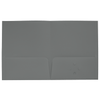 Good Value Gray Linen Paper Folder