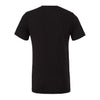 Bella + Canvas Unisex Solid Black Triblend Short-Sleeve T-Shirt