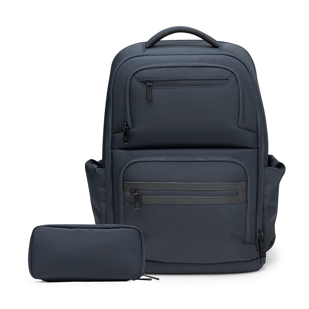 Cutter & Buck Navy Travel Collection Deluxe Laptop Backpack