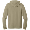 Jerzees Classics Unisex Khaki Cotton Long Sleeve Hooded T-Shirt