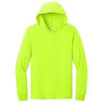 Jerzees Classics Unisex Safety Green Cotton Long Sleeve Hooded T-Shirt
