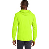 Jerzees Classics Unisex Safety Green Cotton Long Sleeve Hooded T-Shirt