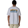 Patagonia Men's White Boardshort Logo Pocket Responsibili-Tee