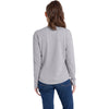 Next Level Apparel Women's Heather Grey Relaxed Long Sleeve T-Shirt