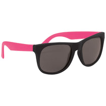 Hit Pink Rubberized Sunglasses