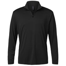 AllPro Men's Black Pro-Lock Performance Quarter-Zip Pullover