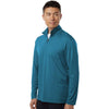 AllPro Men's Pacific Blue Pro-Lock Performance Quarter-Zip Pullover