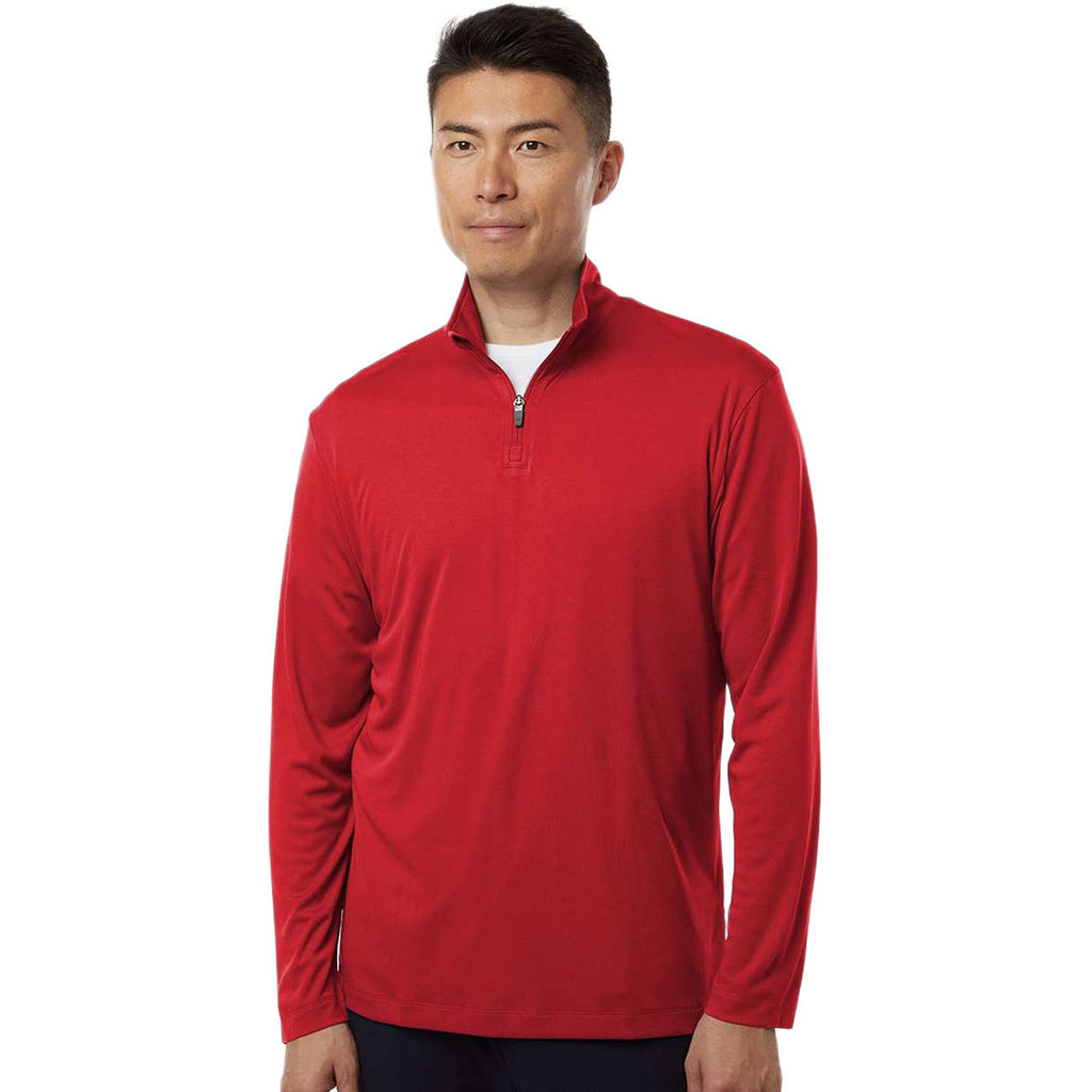 AllPro Men's Red Pro-Lock Performance Quarter-Zip Pullover