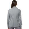 AllPro Women's Heather Steel Pro-Lock Performance Quarter-Zip Pullover