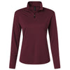 AllPro Women's Maroon Pro-Lock Performance Quarter-Zip Pullover