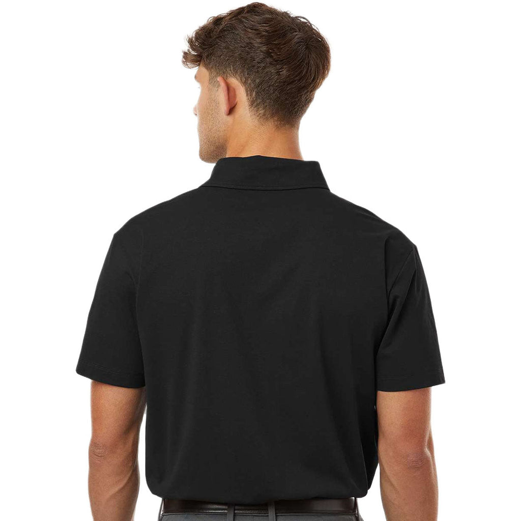 AllPro Men's Black Pro-Flex Sorona Polo