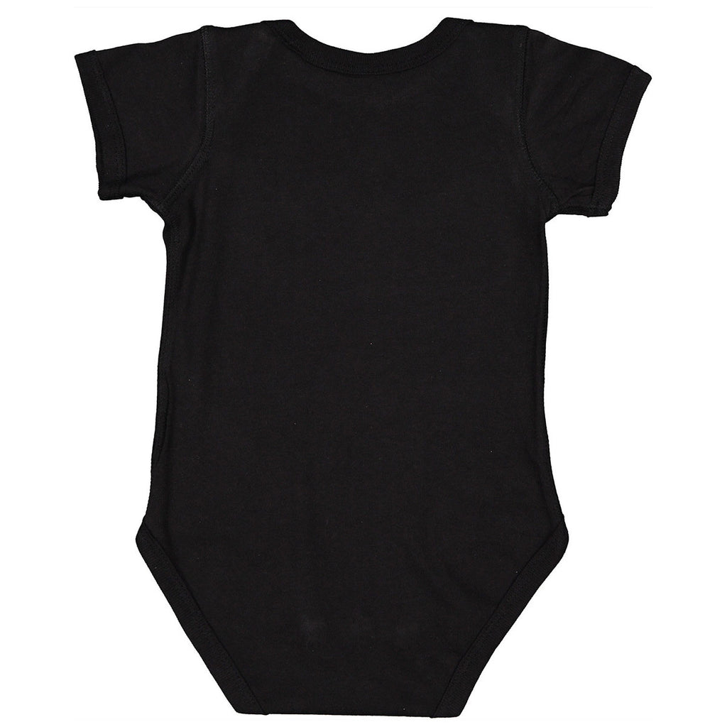 Rabbit Skins Black Infant Fine Jersey Bodysuit