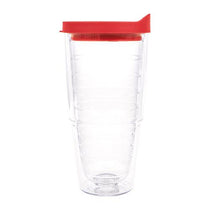 48-Hour Tervis Clear Tumbler with Red Lid Classic Tumbler 24 oz. - Printed