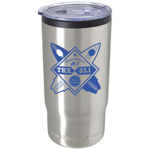 48-Hour Koozie Silver Slim Triple Vacuum Tumbler - 15 oz