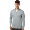 AllPro Men's Silver Melange Pro-Lock Performance Melange Quarter-Zip Pullover
