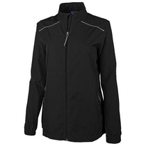 Charles River Women's Black Skyline Pack-N-Go Full Zip Reflective Jacket