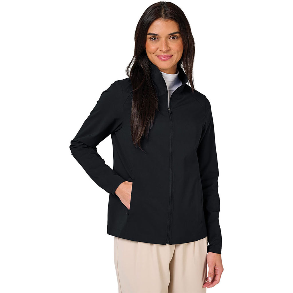 Charles River Women's Black Lexington Stretch Full Zip Jacket