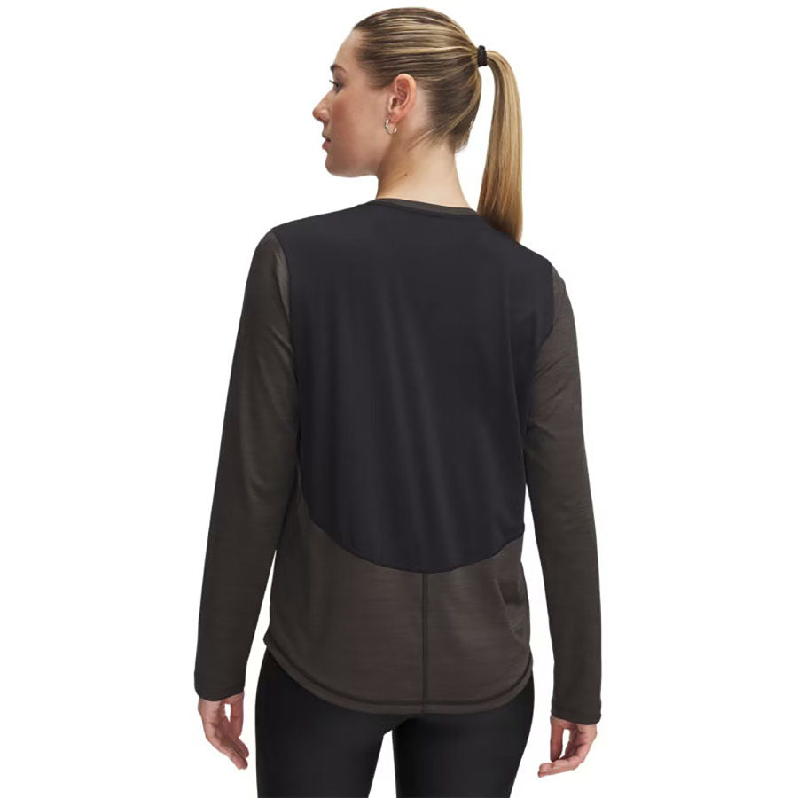 Under Armour Women's Black/White Tech Vent Team Long Sleeve