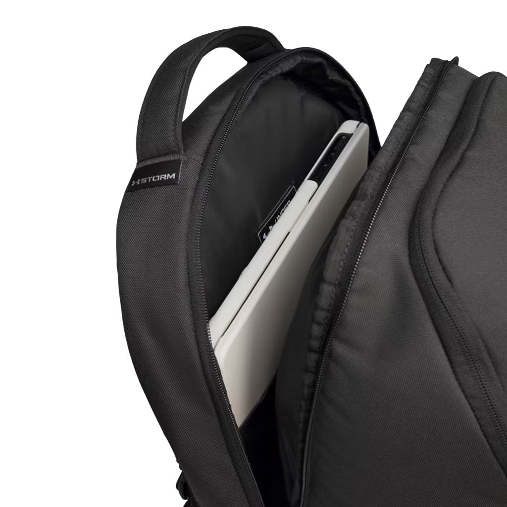 48-Hour Under Armour Black/Metallic Silver No Weigh Backpack