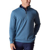 Straight Down Men's Petrol Optic Quarter Zip