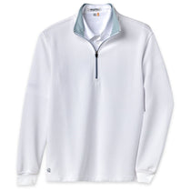 Straight Down Men's White Optic Quarter Zip