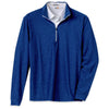 Straight Down Men's Indigo Crusher Quarter Zip