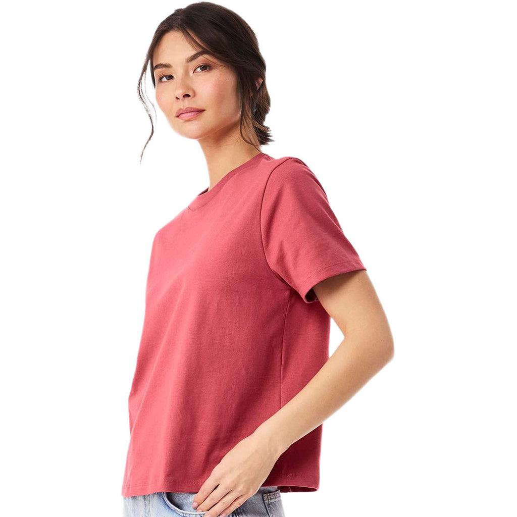 Bella + Canvas Women's Vintage Red 6 oz Heavyweight Tee