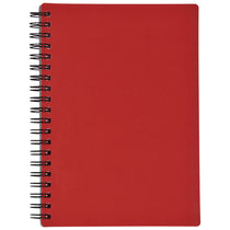 Hit Red Rubbery Spiral Notebook