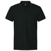 AllPro Men's Black Pique Polo