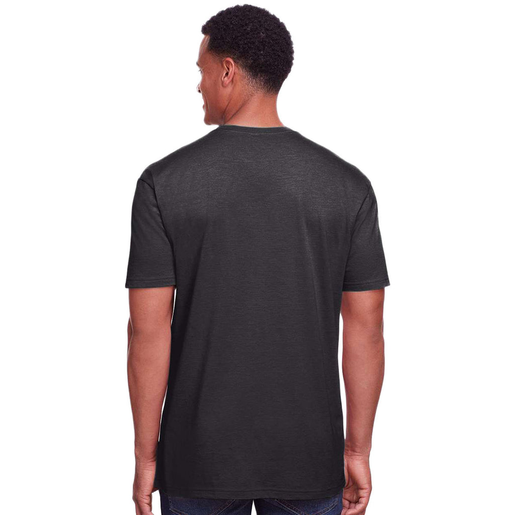 Gildan Unisex Pitch Black Mist Softstyle CVC T-Shirt
