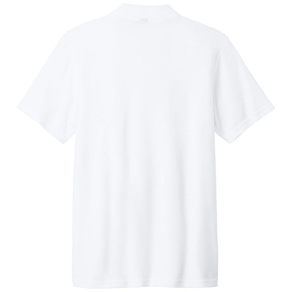 Gildan Men's White Softstyle Pique Polo