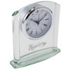 Benchmark Crystal & Clocks Clear Arch Glass Desk Clock