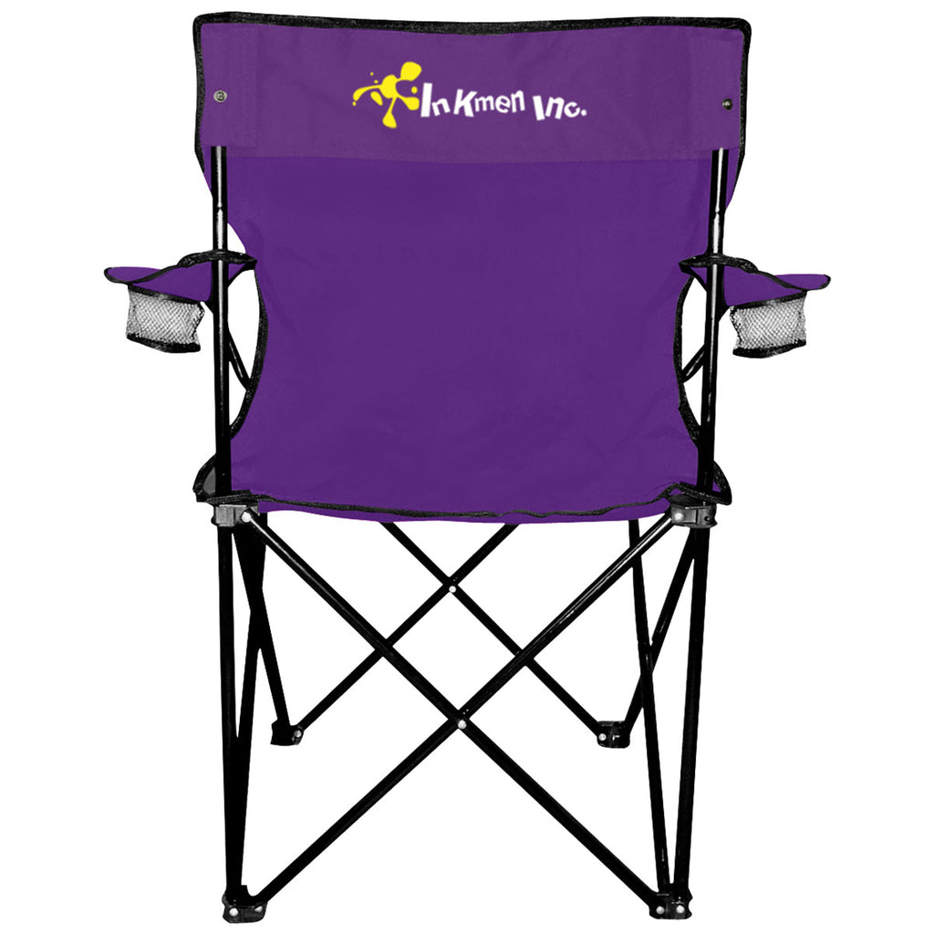 Hit Purple Folding Chair With Carrying Bag