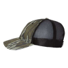 Richardson Mossy Oak Bottomland/Black Garment Washed Printed Trucker Cap