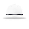 Richardson White/Navy 5-Panel Classic Rope Cap