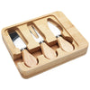Hit Bamboo Slate & Bamboo Cheese Server Set