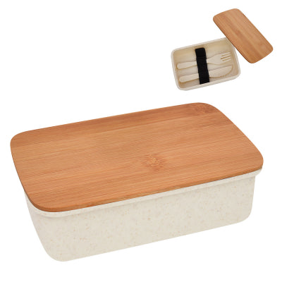 Hit Natural Harvest Lunch Set With Bamboo Lid