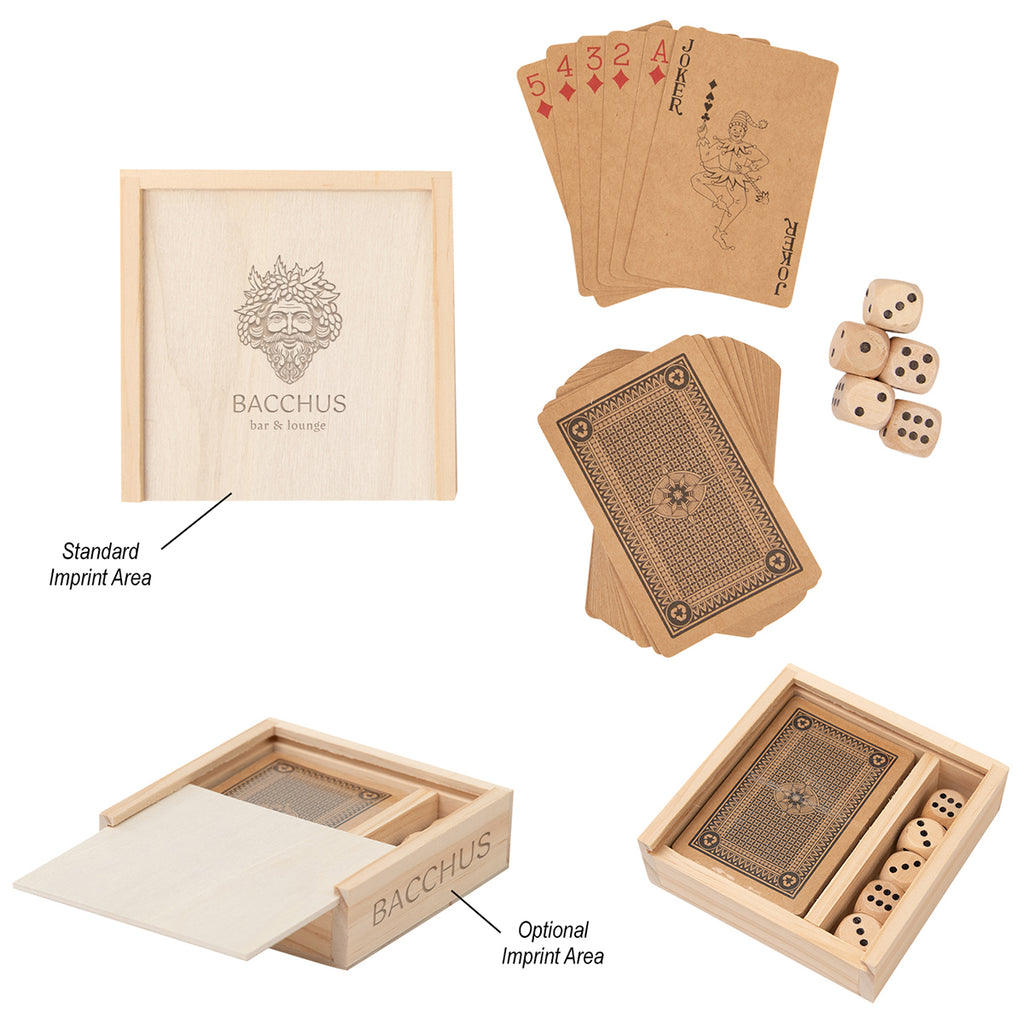 Hit Natural Playing Card & Dice Set