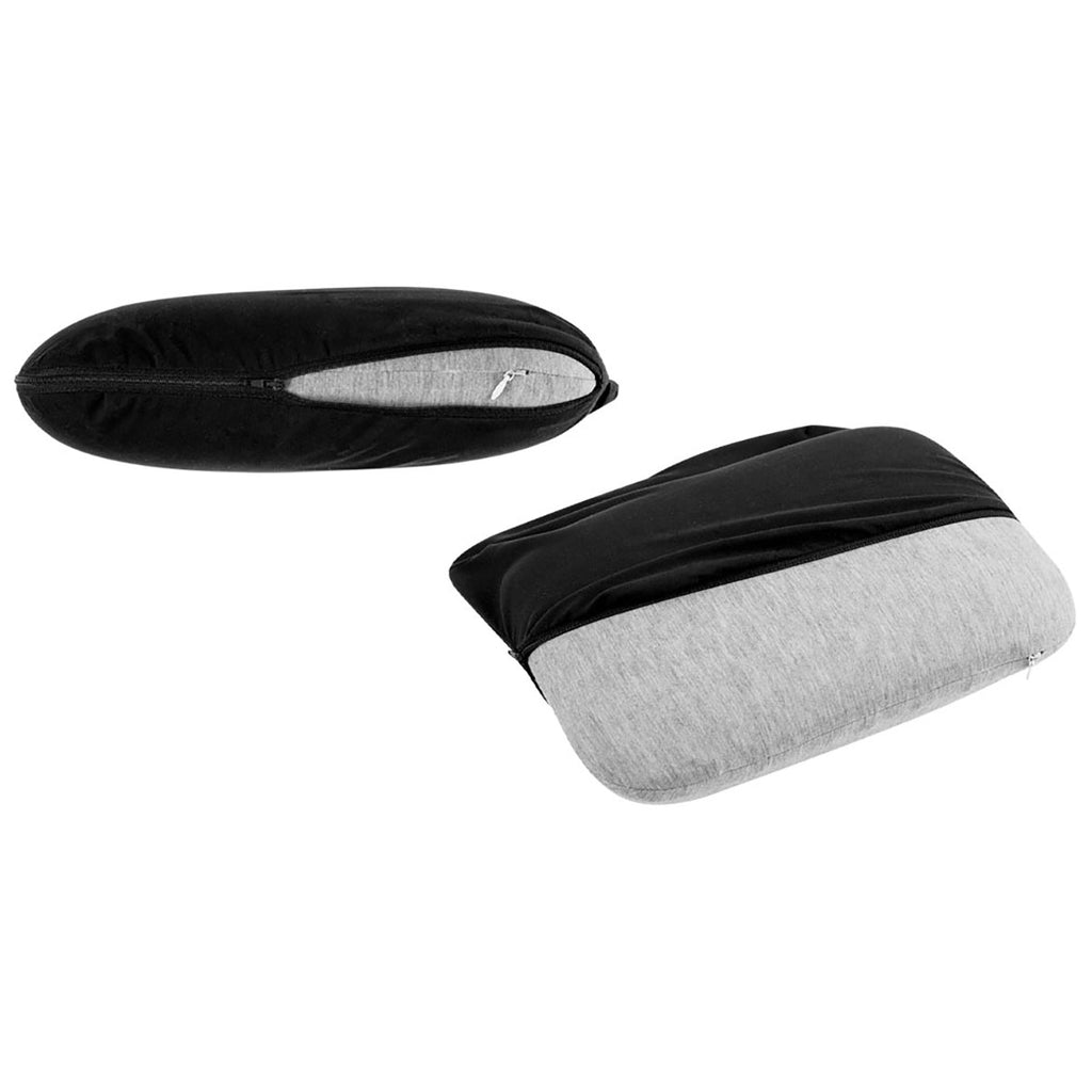 Hit Black with Grey Travel Pillow