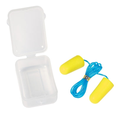 Hit Yellow Foam Ear Plug Set in Case