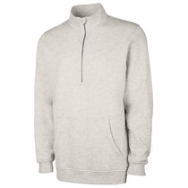 Charles River Men's Oatmeal Heather Willow Half Zip Sweatshirt