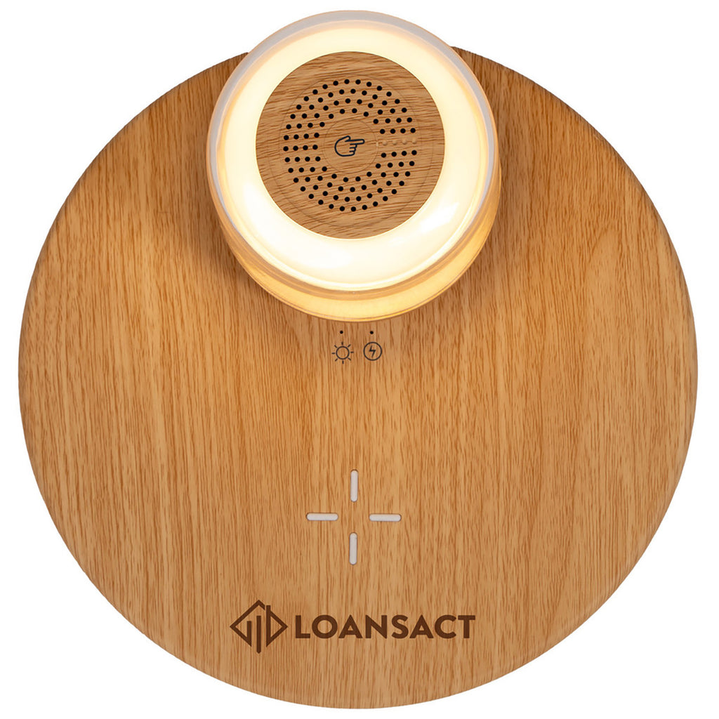 Handstands Wood Harmony3 Wireless Charger-Speaker-Light