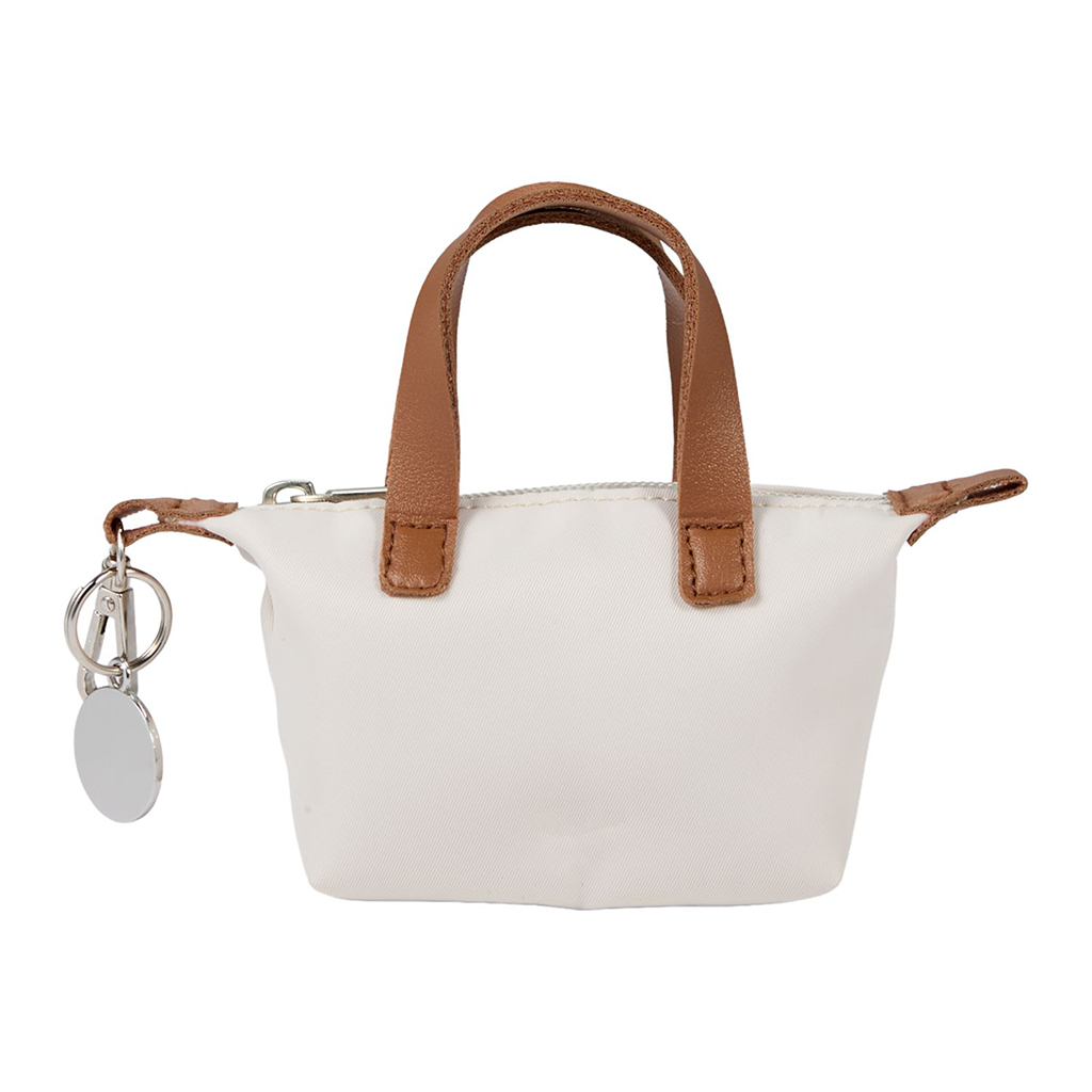 Leed's Natural Mini Fontaine Tote Charm